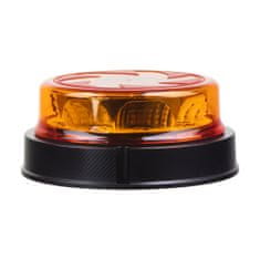 Stualarm LED maják, 12-24V, 16x1W oranžový, fix, ECE R65 (wl141fix)