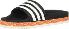 Adidas Adilette New Bold Slides pro ženy, 36 2/3 EU, US5.5, Pantofle, Sandály, Black/White, Černá, AQ1124