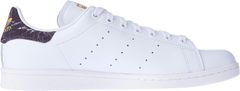 Adidas STAN SMITH SHOES pro muže, 36 EU, US4, Boty, tenisky, White/Core Black/Gold, Bílá, AH2456