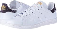 Adidas STAN SMITH SHOES pro muže, 36 EU, US4, Boty, tenisky, White/Core Black/Gold, Bílá, AH2456