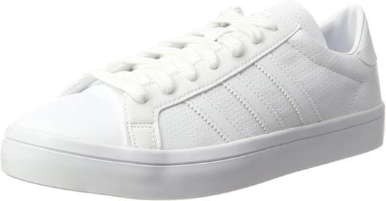 Adidas COURTVANTAGE SHOES Unisex, 46 2/3 EU, US12, Boty, tenisky, White, Bílá, BZ0441