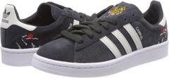 Adidas CAMPUS SHOES pro děti, 35 1/2 EU, US3.5Y, Boty, tenisky, Grey, Šedá, CQ2948