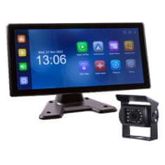 CARCLEVER Set monitor 10,36 4x 4PIN s Apple CarPlay, Android auto, Bluetooth, DVR, + kamera + 15m kabel (ds-136caDVRset)