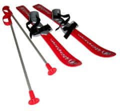 Dětské lyže BABY SKI 90 cm kluzky červené