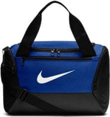 Nike Brasilia Extra small XS Duffel Bag Unisex, ONE SIZE, Sportovní taška, cestovní taška, Royal Blue/Black/White, Modrá, BA5961-480