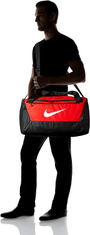 Nike Brasilia Small Duffel Bag Unisex, ONE SIZE, Sportovní taška, cestovní taška, University Red/Black/White, Červená, BA5957-657
