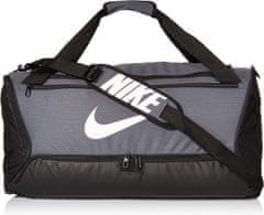 Nike Brasilia Training Medium Duffel Bag Unisex, ONE SIZE, Sportovní taška, cestovní taška, Flint Grey/Black/White, Šedá, BA5955-026
