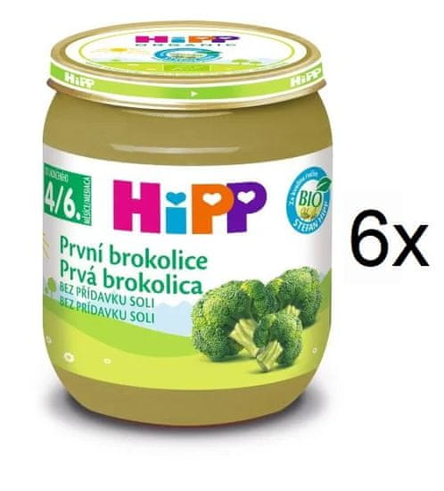 HiPP BIO První brokolice - 6 x 125g