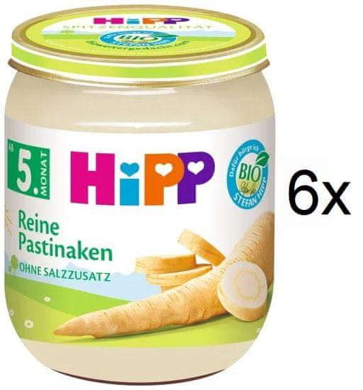 HiPP BIO První pastinák od uk. 4-6. měsíce, 6 x 125 g