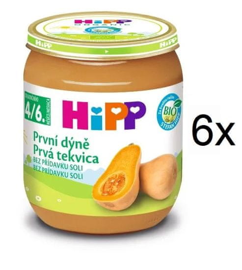 HiPP BIO První dýně - 6 x 125g