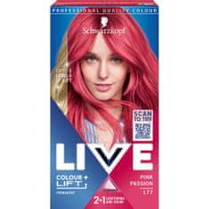 shumee Live Color + Lift rozjasňující a barvící barva na vlasy L77 Pink Passion