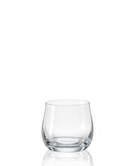 Crystalex Bohemia Crystal Sklenice na whisky, rum a pálenku Angela 290ml (set po 6ks)