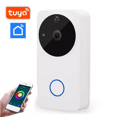 BOT Chytrý zvonek A3 WiFi s kamerou Full HD 1080 Tuya Smart/Smart life bílý