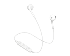 BOT Neckband 1 bluetooth bezdrátová sluchátka bílá