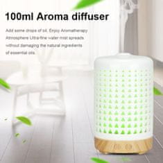 BOT Smart aroma difuzér SDC2- bílá a tmavě hnědé dřevo 100ml