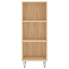 Vidaxl Skříň highboard dub sonoma 34,5x32,5x180 cm kompozitní dřevo