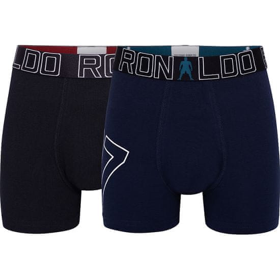 Fan-shop 2pack dětské boxerky CR7 black-navy Dětská: 10/12 let