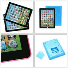 BEMI INVEST Chytrý vzdělávací tablet pro děti Barvy: modrá