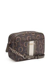 Guess Dámská kabelka, crossbody Fredericksburg hnědá