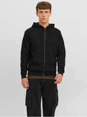 Jack&Jones Pánská mikina JJEBRADLEY Relaxed Fit 12249342 Black (Velikost S)