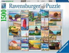 Ravensburger Puzzle Koláž pobřeží