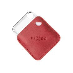 FIXED Pouzdro FIXED Case for Tag z pravé hovězí kůže s Tagem, červené