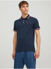 Jack&Jones Tmavě modré polo tričko Jack & Jones Paulos XXL