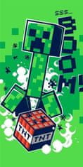 Jerry Fabrics Bavlněná osuška Minecraft Boom 70 x 140 cm