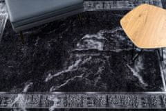 Dywany Łuszczów Kusový koberec Miro 51278.810 Marble black / white 80x150