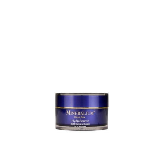 Mineralium Produkty osobní péče fialové Hydra Source Night Recharge Cream - Krem nawilżający na noc 50 ml