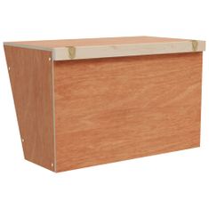 Vidaxl Seník pro králíky 37 x 18,5 x 23 cm masivní jedlové dřevo