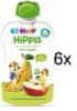 HiPP BIO Hippies Hruška-Jablko od uk. 4.-6.měsíce, 6 x 100 g