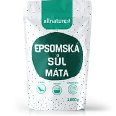 Allnature Epsomská sůl Máta, 1000 g