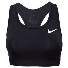 Nike Swoosh Sports Bra pro ženy, XL, Sportovní podprsenka, Black/White, Černá, BV3900-010