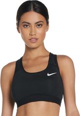 Nike Swoosh Sports Bra pro ženy, XL, Sportovní podprsenka, Black/White, Černá, BV3900-010