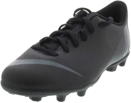 Nike JR VAPOR 12 CLUB GS FG/MG FOOTBALL SHOES pro děti, 36.5 EU, US4.5Y, Kopačky, Black/Black, Černá, AH7350-001