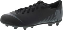 Nike JR VAPOR 12 CLUB GS FG/MG FOOTBALL SHOES pro děti, 36.5 EU, US4.5Y, Kopačky, Black/Black, Černá, AH7350-001