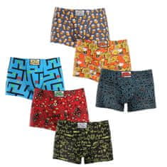 Styx 6PACK pánské boxerky art klasická guma vícebarevné (6Q12697124) - velikost M