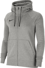 Nike Park Fleece Full Zip Hoodie pro ženy, S, Mikina rozepínací, Dark Grey Heather/Black, Šedá, CW6955-063