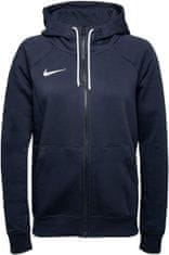 Nike Park Fleece Full Zip Hoodie pro ženy, S, Mikina rozepínací, Obsidian Blue/White, Modrá, CW6955-451