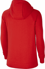 Nike Park Fleece Full Zip Hoodie pro ženy, XS, Mikina rozepínací, University Red/White, Červená, CW6955-657