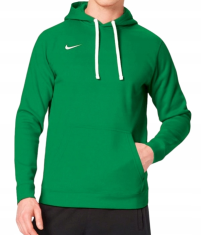 Nike Park Fleece Hoody pro muže, M, Mikina, Pine Green/White, Zelená, CW6894-302