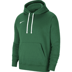 Nike Park Fleece Hoody pro muže, M, Mikina, Pine Green/White, Zelená, CW6894-302