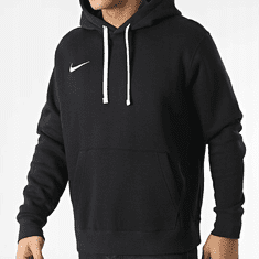 Nike Park Fleece Hoody pro muže, M, Mikina, Black/White, Černá, CW6894-010