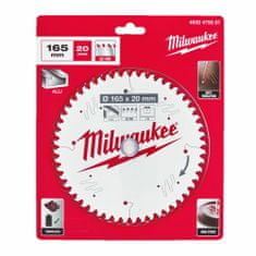 shumee MILWAUKEE KRUHOVÁ PILA 165x20x2,2x52z HLINÍK