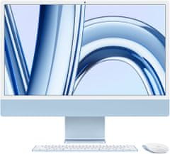 Apple iMac 24" 4,5K Retina /M3 8-core/8GB/256GB SSD/8-core GPU, modrá (MQRC3SL/A)