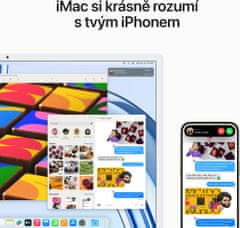 Apple iMac 24" 4,5K Retina /M3 8-core/8GB/512GB SSD/10-core GPU, růžová (MQRU3CZ/A)