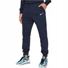 Nike Park Fleece Pants pro muže, L, Tepláky, Obsidian Blue/White, Modrá, CW6907-451