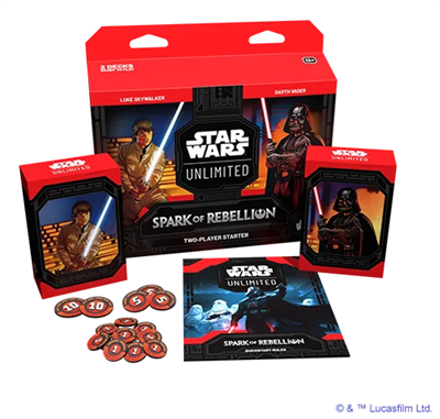 Fantasy Flight Games Star Wars: Unlimited - Spark of Rebellion - Two Player Starter Box - EN