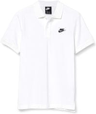 Nike NSW Poloshirt pro muže, S, Polotričko, White/Black, Bílá, CJ4456-100